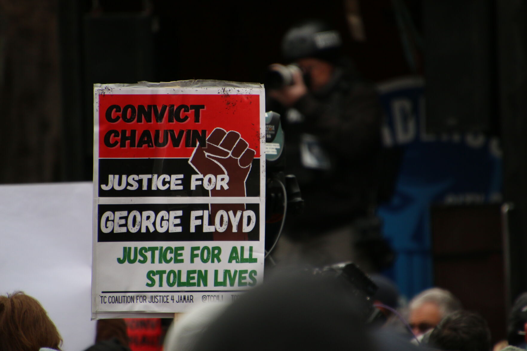 Monday, April 19 protest at the Hennepin County Government Center 1